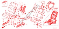 SIEGE AVANT(D.) pour Honda CIVIC 2.2ES 5 Portes 6 vitesses manuelles 2011