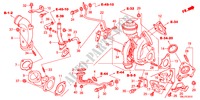 TURBOCOMPRESSEUR(DIESEL) pour Honda CIVIC 2.2SE 5 Portes 6 vitesses manuelles 2011