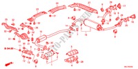 TUYAU D'ECHAPPEMENT/SILENCIEUX(DIESEL)(1) pour Honda CIVIC 2.2GT    AUDIOLESS 5 Portes 6 vitesses manuelles 2011