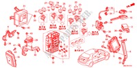 UNITE DE COMMANDE(CABINE)(LH)(1) pour Honda CIVIC 1.4COMFORT 5 Portes 6 vitesses manuelles 2011
