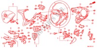VOLANT DE DIRECTION pour Honda CIVIC 1.4GT    AUDIOLESS 5 Portes Transmission Intelligente manuelle 2011