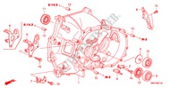 CARTER D'EMBRAYAGE(1.4L) pour Honda CIVIC 1.4 BASE 3 Portes Transmission Intelligente manuelle 2009