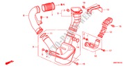 CHAMBRE DE RESONANCE(1.8L) pour Honda CIVIC 1.8 BASE 3 Portes Transmission Intelligente manuelle 2007