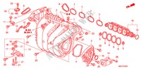 COLLECTEUR D'ADMISSION(1.8L) pour Honda CIVIC 1.8 BASE 3 Portes Transmission Intelligente manuelle 2008