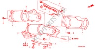 CONVERTISSEUR(DIESEL) pour Honda CIVIC 2.2 TYPE S     DPF 3 Portes 6 vitesses manuelles 2009
