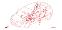FAISCEAU DES FILS(RH)(2) pour Honda CIVIC 2.0 TYPE R 3 Portes 6 vitesses manuelles 2009