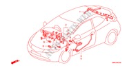 FAISCEAU DES FILS(RH)(3) pour Honda CIVIC 2.0 TYPE R 3 Portes 6 vitesses manuelles 2009