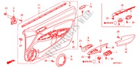 GARNITURE DE PORTE(RH) pour Honda CIVIC 2.0 TYPE R 3 Portes 6 vitesses manuelles 2009