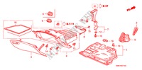GARNITURE D'INSTRUMENT(LH)(COTE DE PASSAGER) pour Honda CIVIC 1.8 TYPE S 3 Portes Transmission Intelligente manuelle 2009