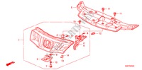 GRILLE AVANT(1) pour Honda CIVIC 1.8 TYPE S 3 Portes Transmission Intelligente manuelle 2008