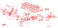 POMPE A EAU(1.4L) pour Honda CIVIC 1.4 TYPE S    PLUS 3 Portes Transmission Intelligente manuelle 2009