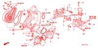 POMPE A EAU(2.0L) pour Honda CIVIC 2.0 TYPE R 3 Portes 6 vitesses manuelles 2009