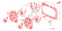 RADIATEUR(1.4L) pour Honda CIVIC 1.4 TYPE S 3 Portes Transmission Intelligente manuelle 2009