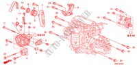 SUPPORT D'ALTERNATEUR (1.8L) pour Honda CIVIC 1.8 BASE 3 Portes Transmission Intelligente manuelle 2007