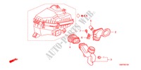 TUBE D'ADMISSION D'AIR(DIESEL) pour Honda CIVIC 2.2 TYPE S 3 Portes 6 vitesses manuelles 2008
