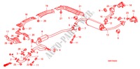 TUYAU D'ECHAPPEMENT/SILENCIEUX (1.8L) pour Honda CIVIC 1.8 TYPE S 3 Portes Transmission Intelligente manuelle 2008