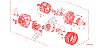 ALTERNATEUR(MITSUBISHI)(1.4L) pour Honda CIVIC 1.4 TYPE-S    PLUS 3 Portes Transmission Intelligente manuelle 2011