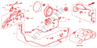 ANTENNE DE RADIO(LH) pour Honda CIVIC 1.8 TYPE-S    PLUS 3 Portes 6 vitesses manuelles 2011