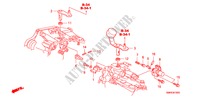 BRAS DE SELECTION/LEVIER DE SELECTION(DIESEL) pour Honda CIVIC 2.2 TYPE-S    PLUS 3 Portes 6 vitesses manuelles 2011