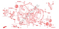 CARTER D'EMBRAYAGE(1.4L) pour Honda CIVIC 1.4 TYPE-S    PLUS 3 Portes Transmission Intelligente manuelle 2010