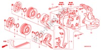 CLIMATISEUR(COMPRESSEUR)(1.8L) pour Honda CIVIC 1.8 TYPE-S 3 Portes Transmission Intelligente manuelle 2011