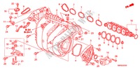 COLLECTEUR D'ADMISSION(1.8L) pour Honda CIVIC 1.8 BASE 3 Portes Transmission Intelligente manuelle 2011