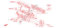 COLLECTEUR D'ADMISSION(DIESEL) pour Honda CIVIC 2.2 BASE 3 Portes 6 vitesses manuelles 2011