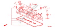 COUVERCLE DE CULASSE(DIESEL) pour Honda CIVIC 2.2 BASE 3 Portes 6 vitesses manuelles 2011