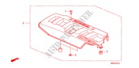 COUVERCLE DE MOTEUR(1.8L) pour Honda CIVIC 1.8 TYPE-S 3 Portes Transmission Intelligente manuelle 2010