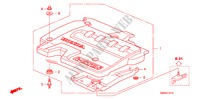 COUVERCLE DE MOTEUR(DIESEL) pour Honda CIVIC 2.2 TYPE-S 3 Portes 6 vitesses manuelles 2010