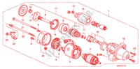 DEMARREUR(MITSUBISHI)(DIESEL) pour Honda CIVIC 2.2 TYPE-S    PLUS 3 Portes 6 vitesses manuelles 2010