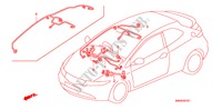 FAISCEAU DES FILS(RH)(4) pour Honda CIVIC 2.0 TYPE-R   CHAMP 3 Portes 6 vitesses manuelles 2010