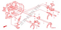 FOURCHETTE DE SELECTION(DIESEL) pour Honda CIVIC 2.2 BASE 3 Portes 6 vitesses manuelles 2010