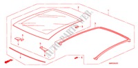 GLACE DE TOIT pour Honda CIVIC 2.2 TYPE-S    PLUS 3 Portes 6 vitesses manuelles 2011