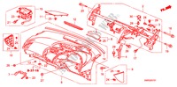 PANNEAU D'INSTRUMENT(RH) pour Honda CIVIC 2.0 TYPE-R   CHAMP 3 Portes 6 vitesses manuelles 2010