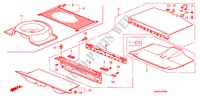PLANCHER ARRIERE pour Honda CIVIC 2.0 TYPE-R   CHAMP 3 Portes 6 vitesses manuelles 2010