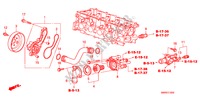 POMPE A EAU(1.4L) pour Honda CIVIC 1.4 TYPE-S 3 Portes 6 vitesses manuelles 2010