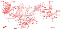 POMPE A EAU(2.0L) pour Honda CIVIC 2.0 TYPE-R   CHAMP 3 Portes 6 vitesses manuelles 2010