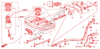 RESERVOIR A CARBURANT(DIESEL) pour Honda CIVIC 2.2 TYPE-S 3 Portes 6 vitesses manuelles 2010