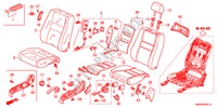 SIEGE AVANT(D.)(1.4L)(1.8L)(DIESEL) pour Honda CIVIC 1.8 TYPE-S    PLUS 3 Portes Transmission Intelligente manuelle 2011