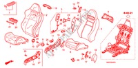 SIEGE AVANT(D.)(2.0L) pour Honda CIVIC 2.0 TYPE-R   CHAMP 3 Portes 6 vitesses manuelles 2010