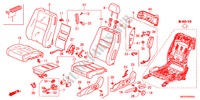 SIEGE AVANT(G.)(1.4L)(1.8L)(DIESEL) pour Honda CIVIC 1.8 TYPE-S    PLUS 3 Portes Transmission Intelligente manuelle 2011