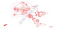 TUBE D'ADMISSION D'AIR(DIESEL) pour Honda CIVIC 2.2 BASE 3 Portes 6 vitesses manuelles 2010