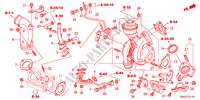 TURBOCOMPRESSEUR(DIESEL) pour Honda CIVIC 2.2 BASE 3 Portes 6 vitesses manuelles 2011
