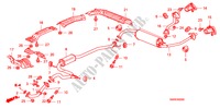 TUYAU D'ECHAPPEMENT/SILENCIEUX(1.8L) pour Honda CIVIC 1.8 TYPE-S    PLUS 3 Portes Transmission Intelligente manuelle 2011