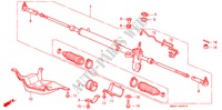 BOITE DE VITESSES DE P.S.(LH) pour Honda CONCERTO GL 4 Portes 4 vitesses automatique 1990