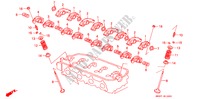SOUPAPE/CULBUTEUR(SOHC) pour Honda CONCERTO GL 4 Portes 4 vitesses automatique 1990
