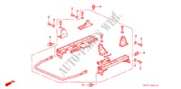 COMP. DE SIEGE AV. (G.)(1) pour Honda ACCORD 2.0ILS 4 Portes 4 vitesses automatique 1993