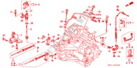 LEVIER DE COMMANDE pour Honda ACCORD 2.2I VTEC 4 Portes 4 vitesses automatique 1996