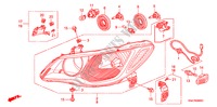 PROJECTEUR pour Honda CIVIC 1.8 S 4 Portes 5 vitesses automatique 2006